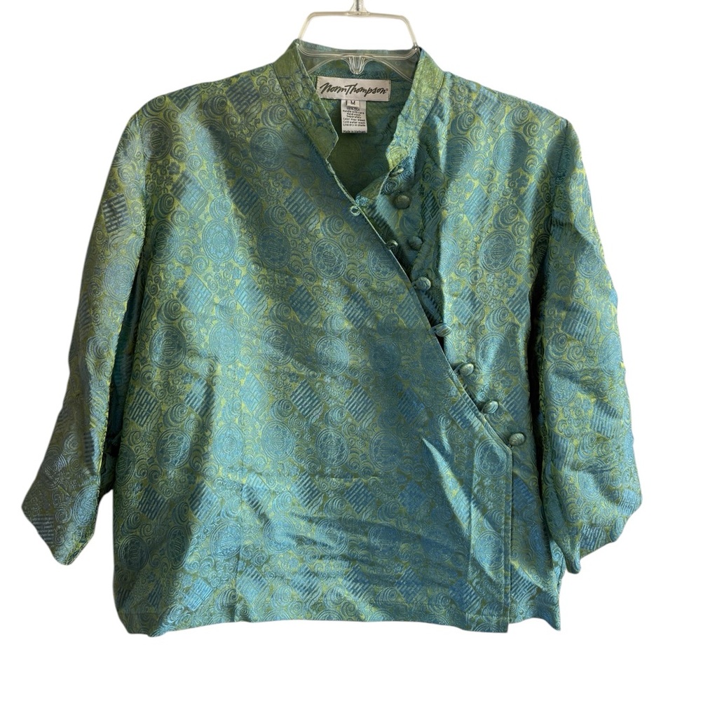 SOLD Vintage Norm Thompson Silk Bouse